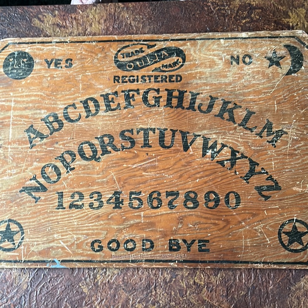 GENUINE 🧿OUIJA 👹🧙🏻‍♀️BIG BOARD 1919 WILLIAM FULD BALTIMORE MD. ☠️💀22x15 - Picture 11 of 17